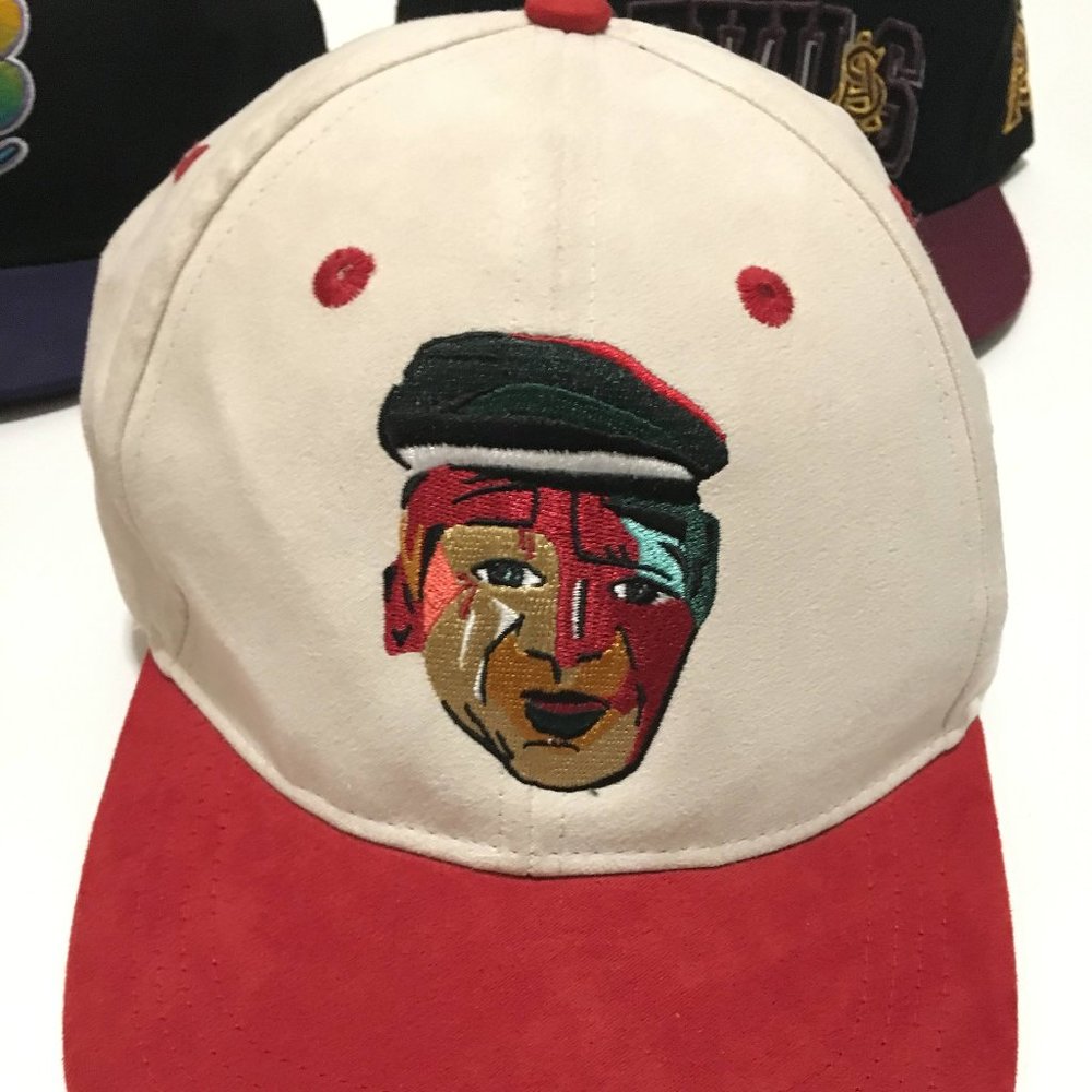 Suede Designer Strap Back Hat